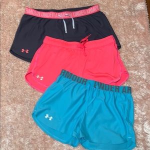 Under Armour shorts, medium.